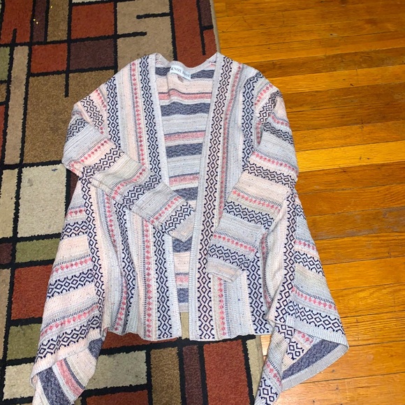 knox rose boho knit open cardigan - Picture 1 of 5